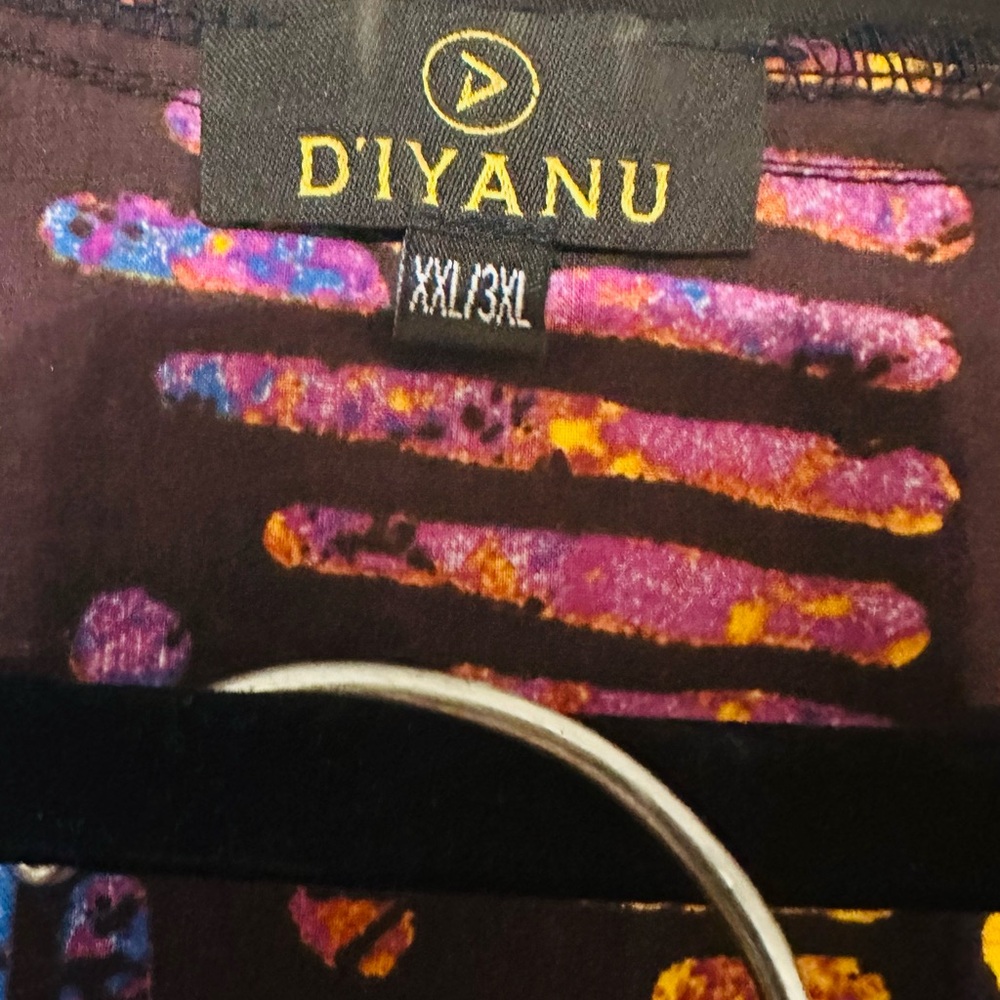 D’IYANU SET to include: Long Kimono/ 2x-3x and matching Palazzo Pants /3x - Picture 5 of 5